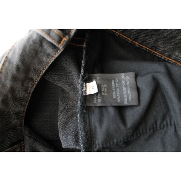 Isabel Marant Etoile Clancy Slim Boyfriend Jeans Dark Grey Size 42/ US 10 - Picture 8 of 8